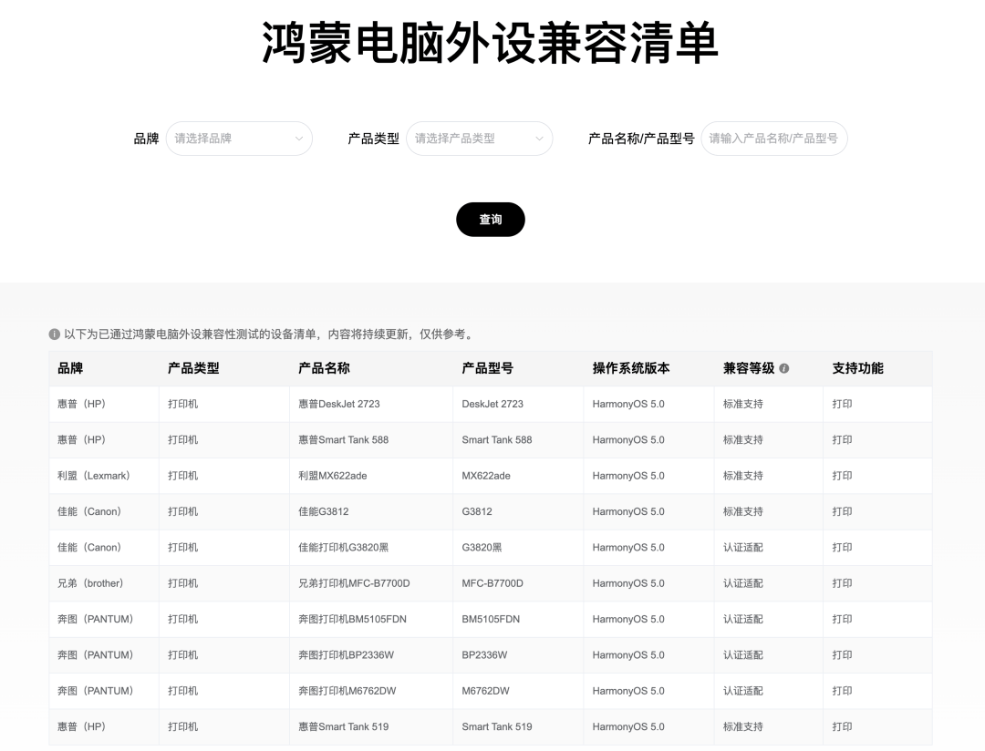 全面適配新生態，隨心協作更順手——最新鴻蒙外設兼容清單正式上線